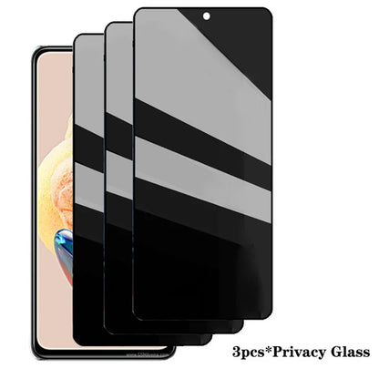 Anti-Spy Glass Protector for Redmi Note 12 Pro Privacy Screen Protector Redmi Note 12 5G Privacy Glass Film Note 12S Cristal Antiespia for Xiaomi Redmi Note12 Pro+ Tempered Glass Redmi Note 12 Pro Plus