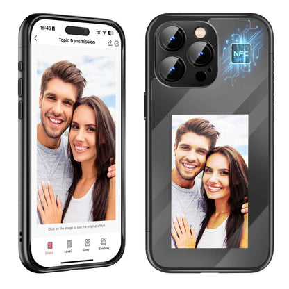 iPhone 15 Pro Max NFC Ink Screen Flip Case
