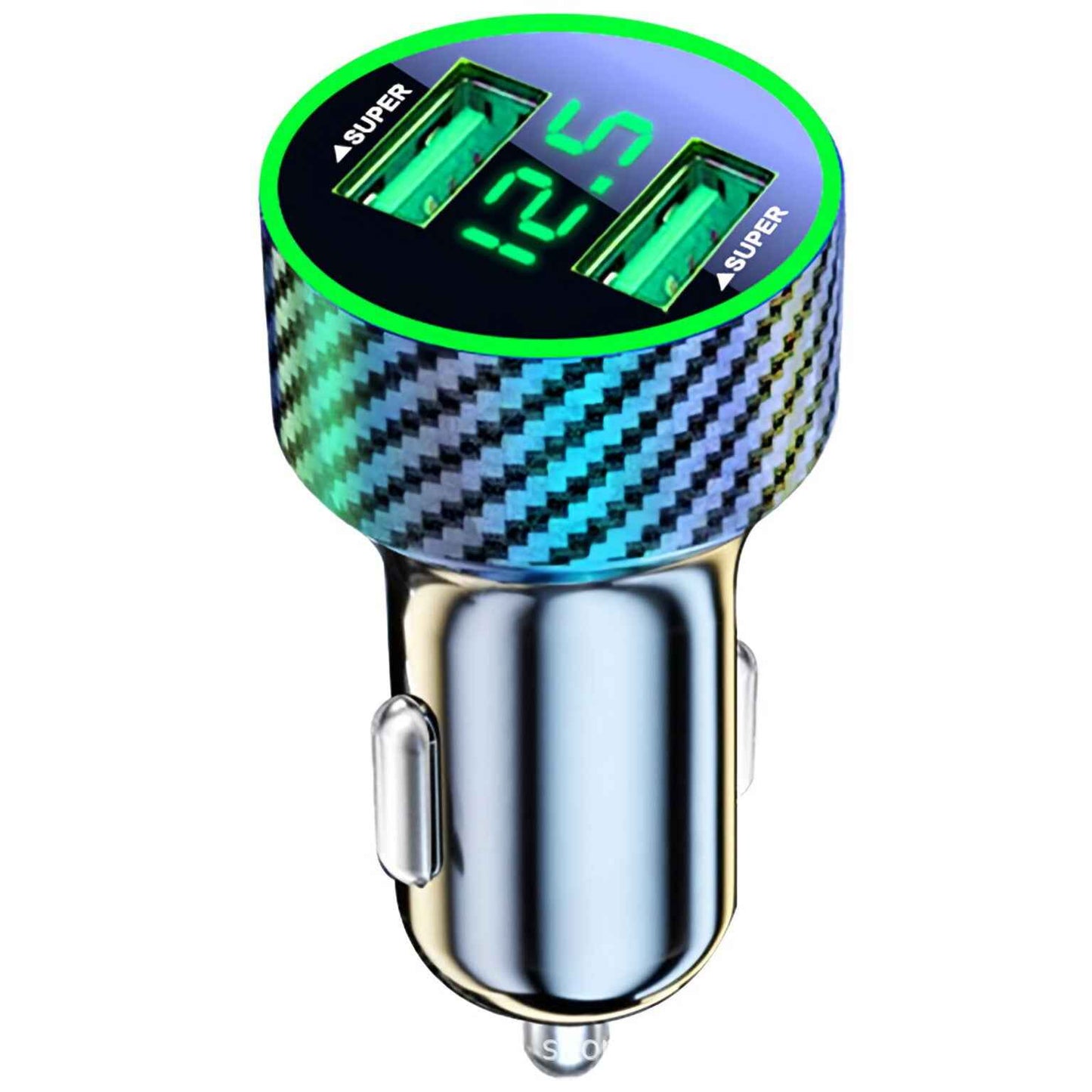 In-Car 1-to-4 Fast Charging USB Adapter