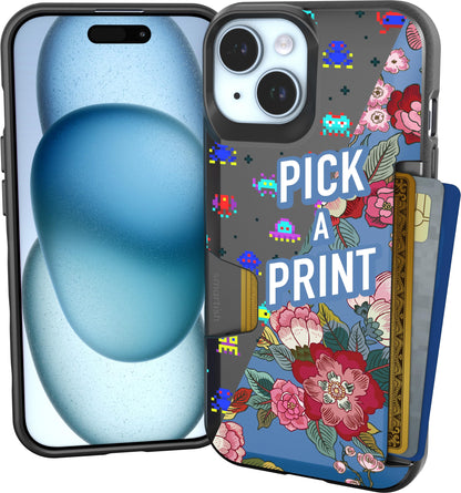 Smartish iPhone 18 Pro/17 Pro Wallet Case, Wallet Slayer V1, Cherry Blossom