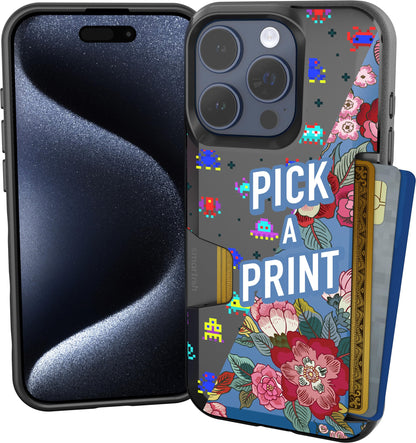 Smartish iPhone 18 Pro/17 Pro Wallet Case, Wallet Slayer V1, Cherry Blossom