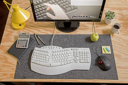 PeriSplit Ergonomic Keyboard with Wrist Rest - Black