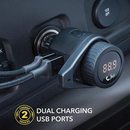Scosche DriveConnect: Bluetooth FM & Dual USB Charger