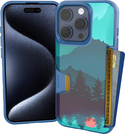 Smartish iPhone 18 Pro/17 Pro Wallet Case, Wallet Slayer V1, Cherry Blossom