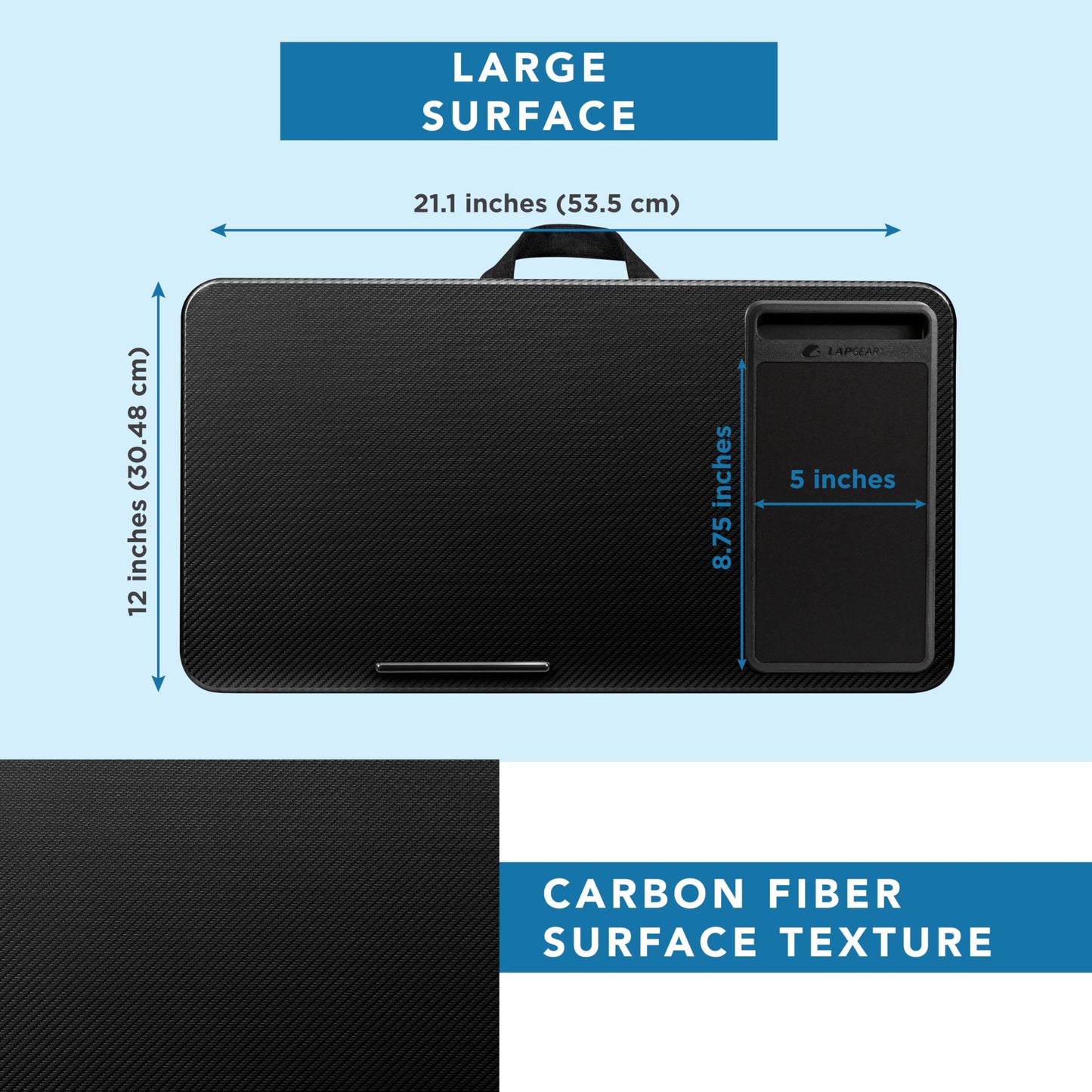 PinkComfort Lap Desk: Device Ledge & Phone Holder