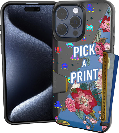 Smartish iPhone 18 Pro/17 Pro Wallet Case, Wallet Slayer V1, Cherry Blossom