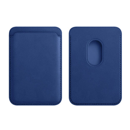 Magnetic Leather Card Holder Holder