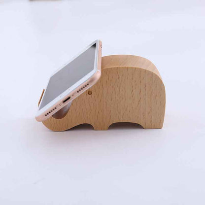 Creative Coin Beech Wood Lazy Phone Holder