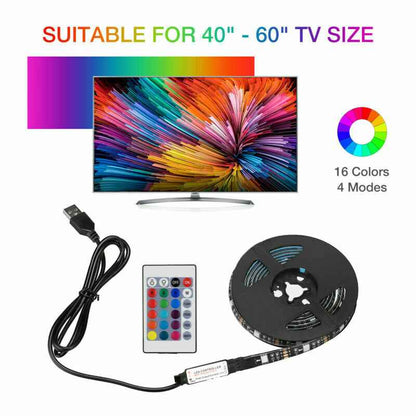 RGB LED Strip TV/Computer Light Kit with Remote