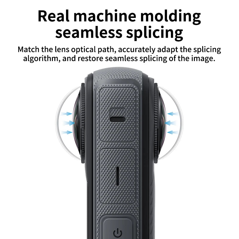 Suitable for Insta360 X4 lens protector, PC rotating scratch resistant panoramic motion camera lens film accessory