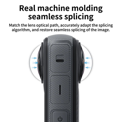Suitable for Insta360 X4 lens protector, PC rotating scratch resistant panoramic motion camera lens film accessory
