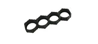 10pcs 18650 Ion Lithium Battery Packs DIY Misalignment Fixed Bracket Assembly Holder Cylindrical Battery Cells Splicable Support