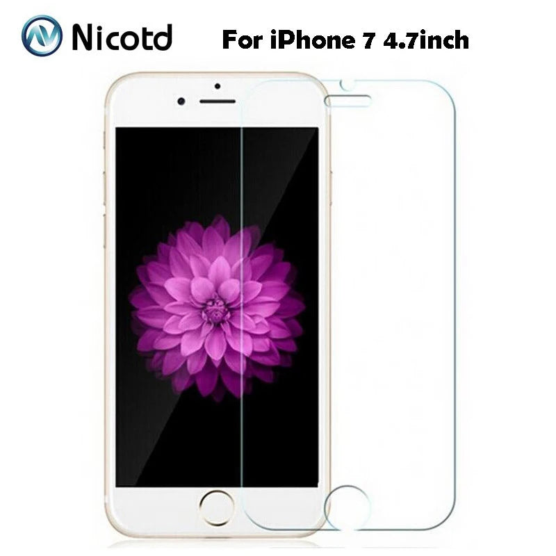 Tempered Glass for iPhone 6 6S Screen Protector for iPhone 7 Plus Glass Film for iPhone 8 plus X 5 5S Protection 12 Pro Max 11