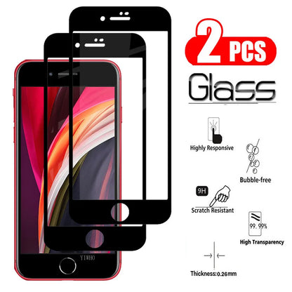 For Iphone Se2020 Glass Se 2020 Se2 2 Screen Protector Iphonese I Phone 2020se Film Temper Protection Armor A2296 A2275 A2298