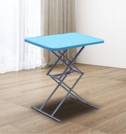 Portable Standing Desk Stand Up Desk Riser, 40cm-70cm Height Adjustable Home Office Folding Desk for Laptop Outdoor Escritorio