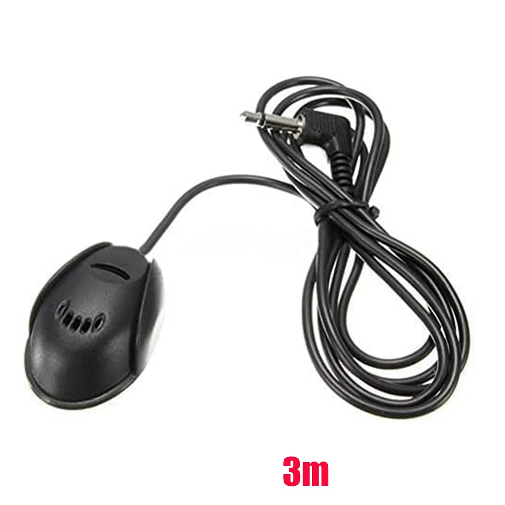 Car Audio Microphone 3.5mm External Mic for Car Vehicle Head Unit Bluetooth Enabled Stereo Radio GPS DVD  Mikrofo / Microfon
