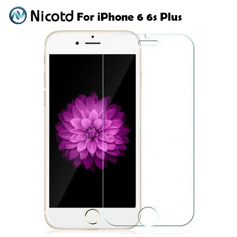 Tempered Glass for iPhone 6 6S Screen Protector for iPhone 7 Plus Glass Film for iPhone 8 plus X 5 5S Protection 12 Pro Max 11