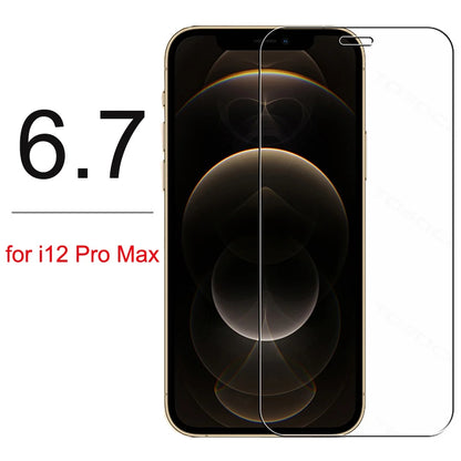 Tempered Glass for iPhone 6 6S Screen Protector for iPhone 7 Plus Glass Film for iPhone 8 plus X 5 5S Protection 12 Pro Max 11