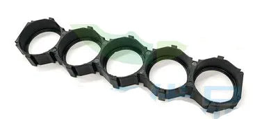 10pcs 18650 Ion Lithium Battery Packs DIY Misalignment Fixed Bracket Assembly Holder Cylindrical Battery Cells Splicable Support