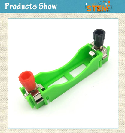 2pcs Plastic Electrical Physical Equipment Experimental Physics 1*AA Battery Packs Box Case Holders