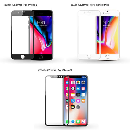 Full Cover Tempered Glass For iPhone 7 8 6 6s Plus X Screen Protector Cover For iPhone 6 6S 8 7 Plus Film Protection Glass