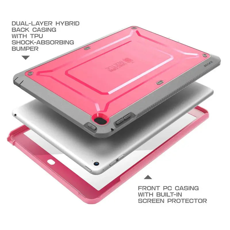 For ipad Air 2 Case SUPCASE UB Pro Full-body Rugged Dual-Layer Hybrid Protective Cover with Built-in Screen Protector For Air 2