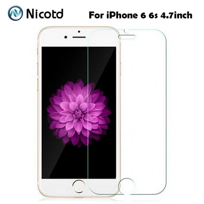 Tempered Glass for iPhone 6 6S Screen Protector for iPhone 7 Plus Glass Film for iPhone 8 plus X 5 5S Protection 12 Pro Max 11