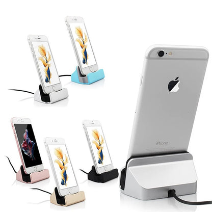 USB Charger Desktop Stand Docking Station For iPhone 7 8 6 6S Plus XS X XR SE 2020 XS Max 5 5S SE iPhone Charging Dock Station