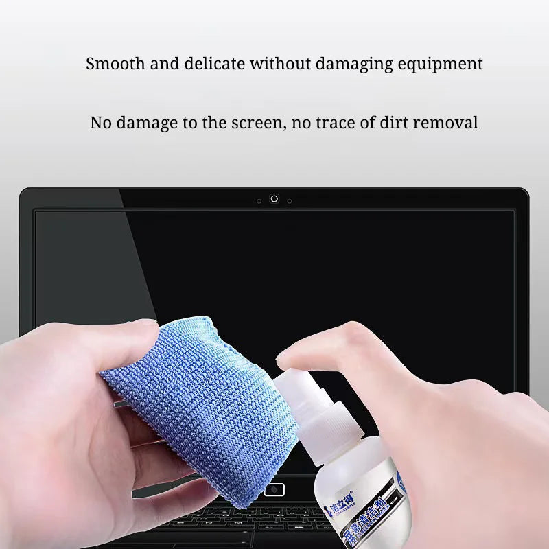 KCL-1005 Cleaning Kit Computer Periphery LCD Screen Universal LCD Screen Cleaning Three piece Cleaning Kit