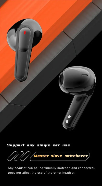 Bluetooth 5.3 Headphones TWS Wireless Earphones with LED Display Stereo Headset Touch Control Earbuds Noise Reduction