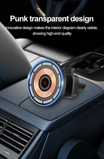 30W Magnetic Car Wireless Charger Air Vent Car Phone Holder Mount for iPhone 14 13 12 Pro Max Macsafe Car Fast Charging Station