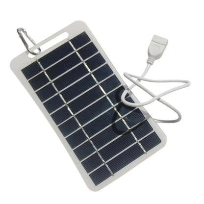 5V 2W USB Solar Charger Panel with USB Output Versatile Power Source Portable Solar System Multipurpose Durable