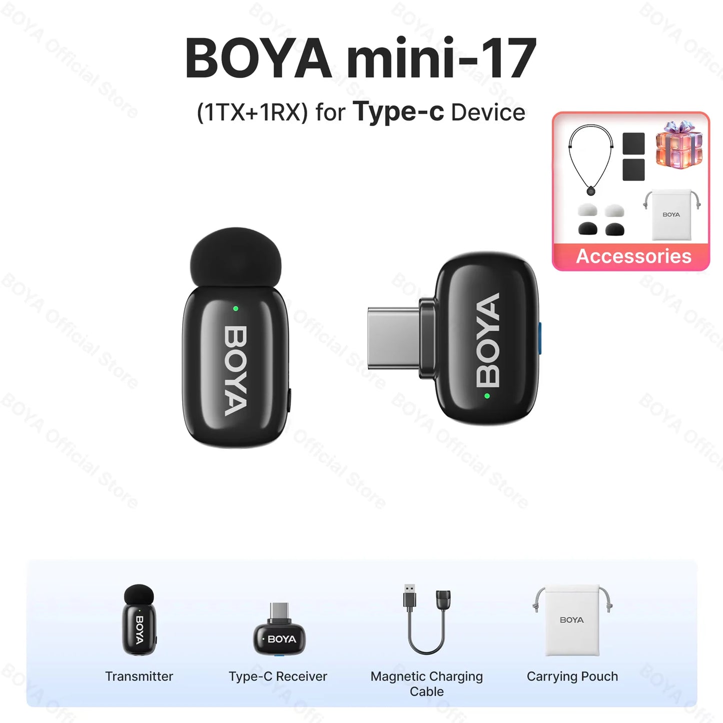 BOYA® Wireless Lavalier Microphone - Smallenterprised 