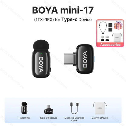 BOYA® Wireless Lavalier Microphone - Smallenterprised 