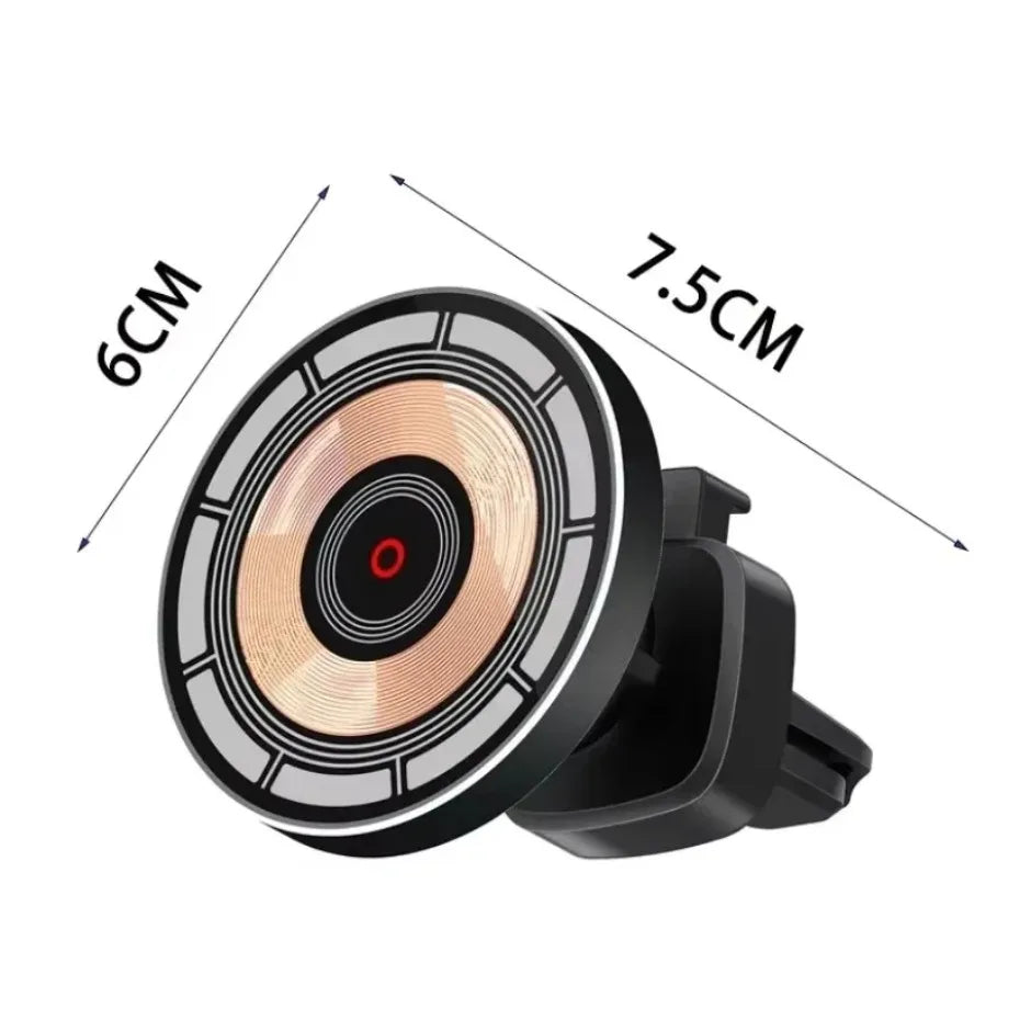 Magnetic Car Wireless Charger 360° Rotation Car Mount for iPhone 12-16 Pro Max Chargers Fast Charging Station Navigation Bracket