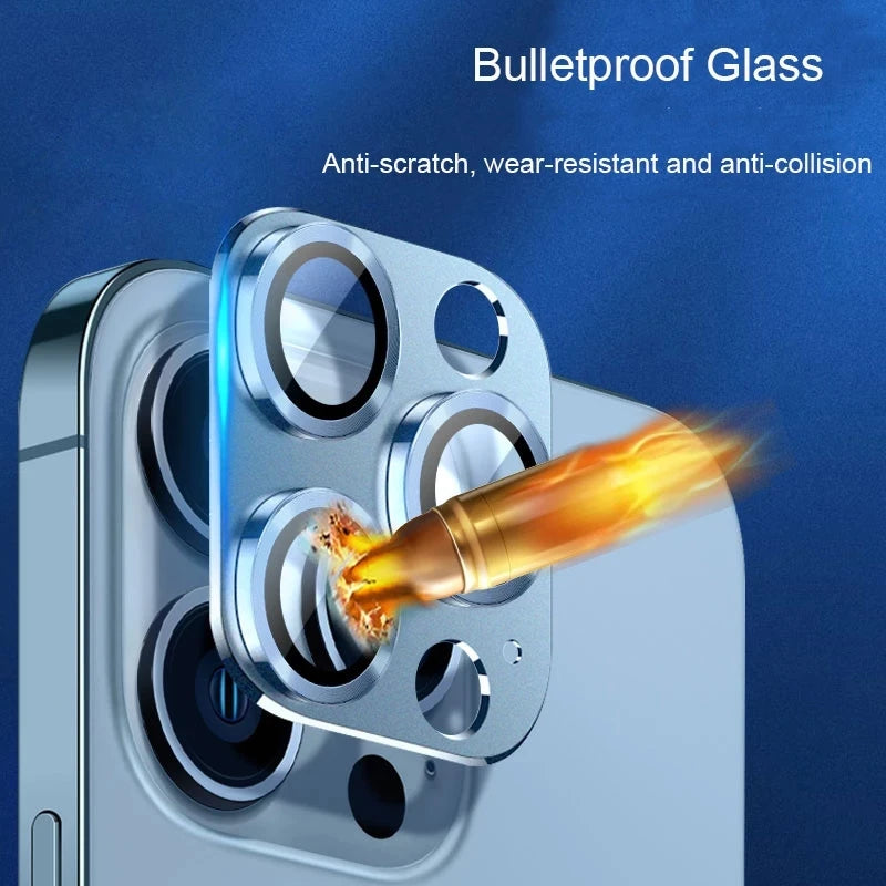 Full Cover Camera Lens Protector For iPhone 14 Pro Max 13 Pro Tempered Glass For iPhone 11 12 Pro Max 13 Mini Metal Lens Glass