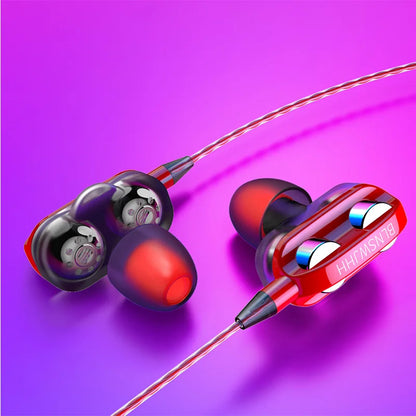 3.5mm Wired Earphones In Ear Wired Headphones Bass HiFi Sport Earphone Headphone with Mic Earphone TWS Stereo Headphone Headset