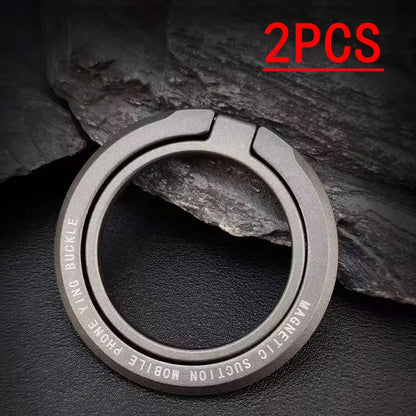 Magnetic Finger Ring Holder For MagSafe Phone Smartphone Accessories for iPhone 14 15 Pro/Max Mini Magnet Phone Stand Grip Mount