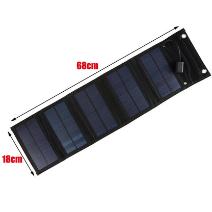 100W Foldable Solar Panel Charger 5V USB Output Power Charge Portable Solar Cells for Phone Home Outdoor Camping Outdoor Hiking