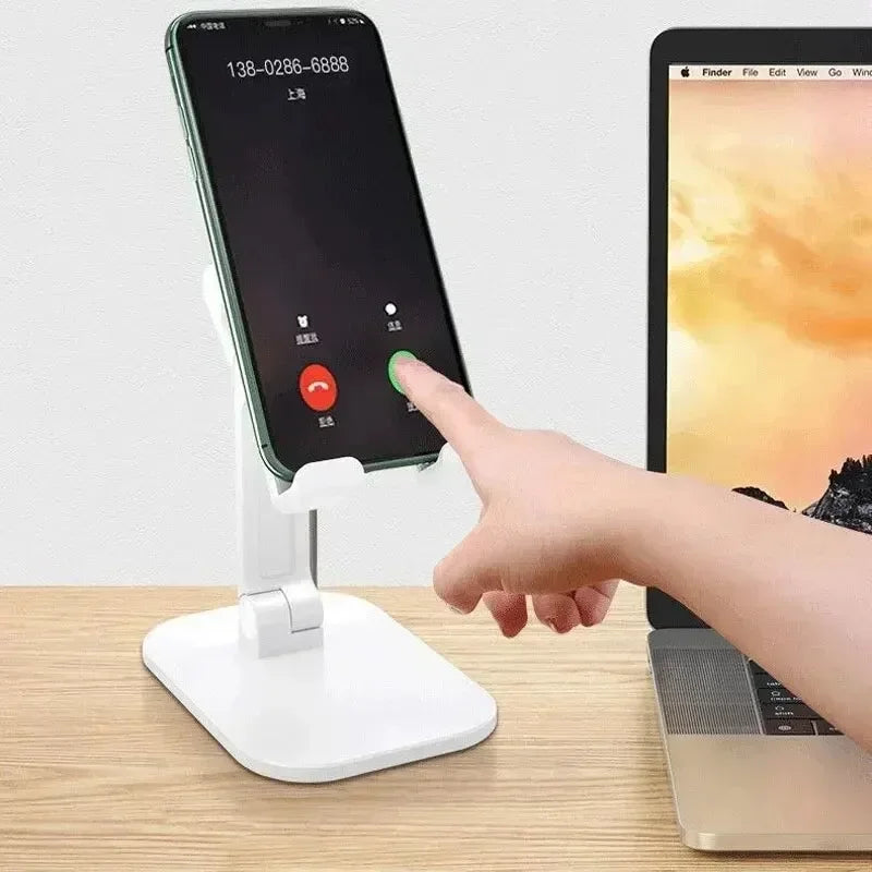 Desk Mobile Phone Holder Stand For IPhone IPad Xiaomi Adjustable Foldable Desktop Tablet Holder Universal Table Cell Phone Stand