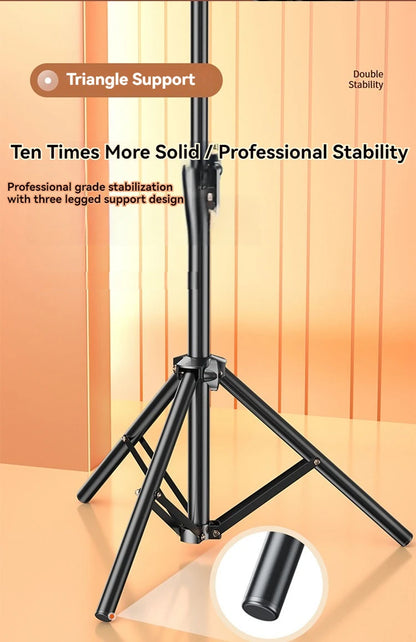 Portable Retractable Tripod Phone Stand With Adjustable Wireless Selfie Stick Foldable Phone Stand For IPhone, Xiaomi, Huawei