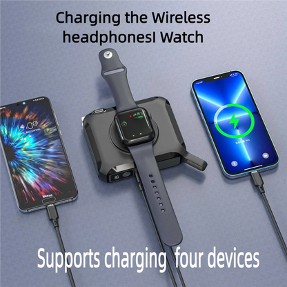 Travel charger iPhone Magnetic wireless charging bank comes with cable and plug 65W Supportlaptop Android Fast charge