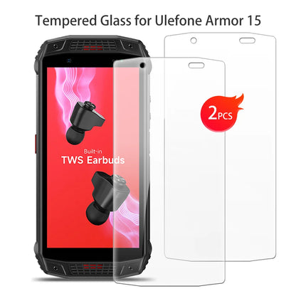 For Ulefone Armor 15 Tempered Glass Protective ON Ulefone Armor 15 5.45 Inch Screen Protector Smart Phone Cover Film