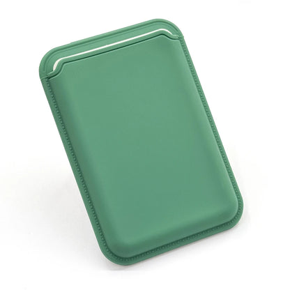 MagSafe Magnetic Luxury Leather Card Holder - Smallenterprised 