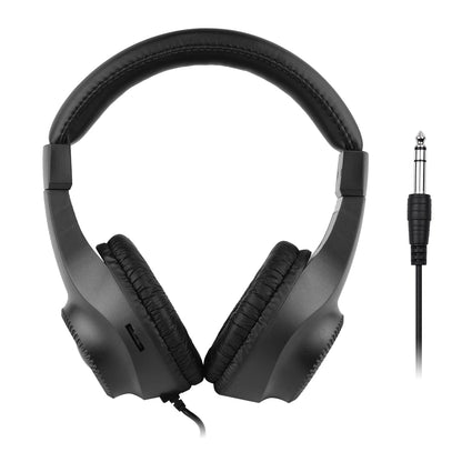 Wired Stereo Monitor Headphones Over-ear Headset with 50mm Driver 6.5mm Plug for Recording Monitoring Music (NOT for PC)