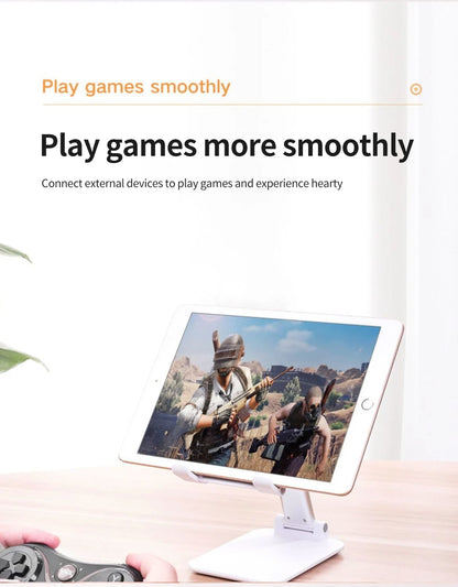 Desk Mobile Phone Holder Stand For IPhone IPad Xiaomi Adjustable Desktop Tablet Holder Universal Table Cell Phone Stand