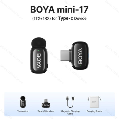 BOYA® Wireless Lavalier Microphone - Smallenterprised 