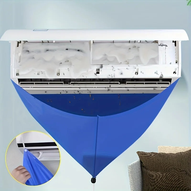 A Complete Air Conditioner Cleaning Kit - Including Dust Cover, Water B Wall Mounted Air Conditioner, Accessories Cleaning Tool