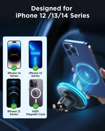 30W Magnetic Car Wireless Charger Air Vent Car Phone Holder Mount for iPhone 14 13 12 Pro Max Macsafe Car Fast Charging Station
