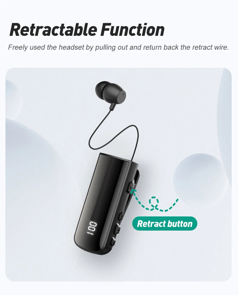Bluetooth Earphones connects two phone Wireless HiFi Headset Waterproof Noise Reduction Sports Earbuds With Mic For Smartphone